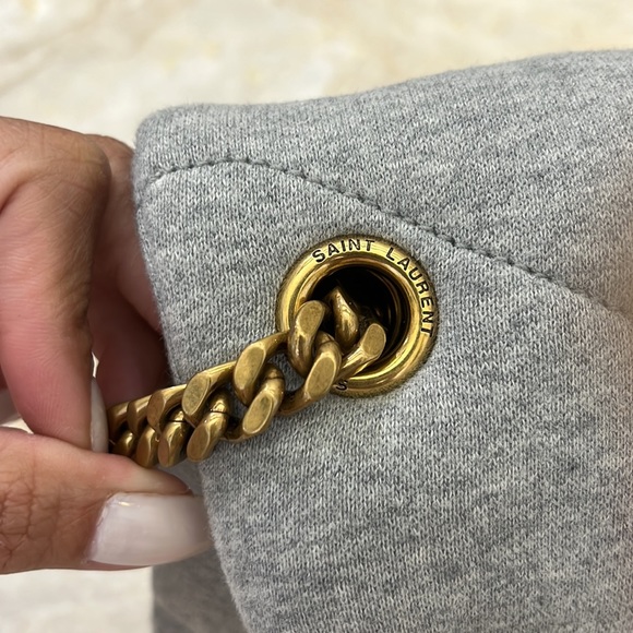 YSL med. Puffer chain Jersey bag - Picture 4 of 16